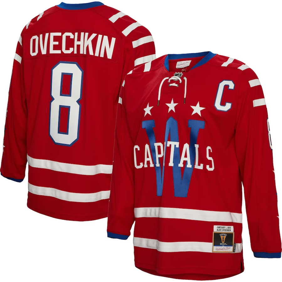 Men's Washington Capitals Alexander Ovechkin #8 Red Jersey